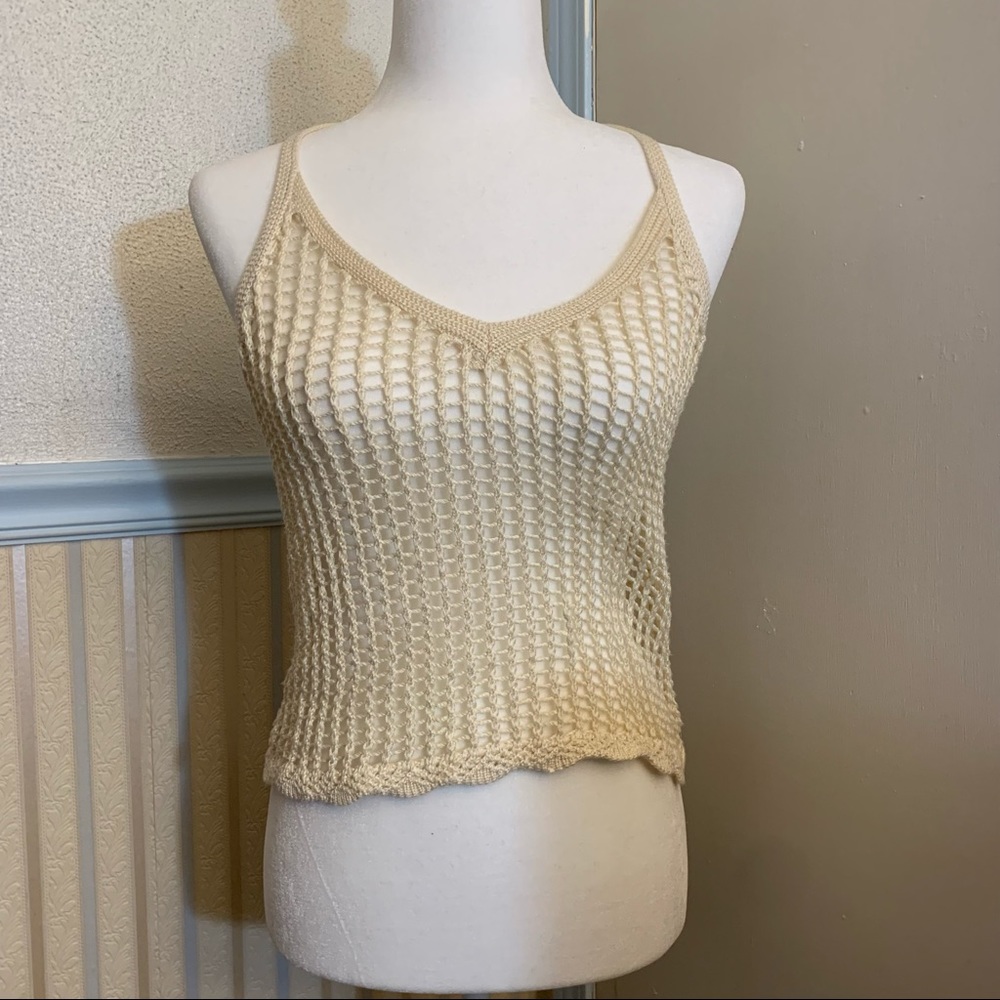NWT Vintage Calvin Klein Crochet Top Made in USA